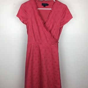 Boden polka dot wrap dress